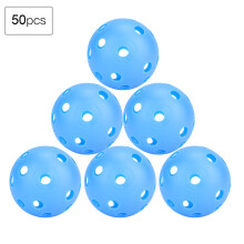50pcs Solid Color Hollow Air Flow Golf Practice