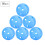 50pcs Solid Color Hollow Air Flow Golf Practice 1