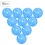 50pcs Solid Color Hollow Air Flow Golf Practice 4