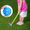 50pcs Solid Color Hollow Air Flow Golf Practice 5