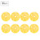 50pcs Solid Color Hollow Air Flow Golf Practice 2
