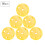 50pcs Solid Color Hollow Air Flow Golf Practice 1