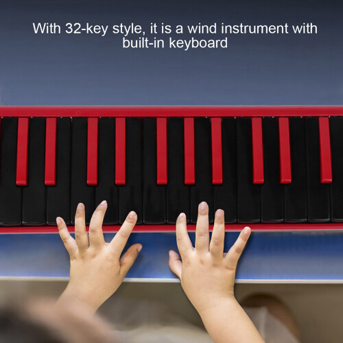 Rouge Melodica 32 Keys - Beginner Wind Instrument with Durable Materials