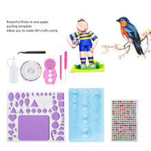 Complete 809-Piece Starter DIY Paper Quilling Set with Essential Tools