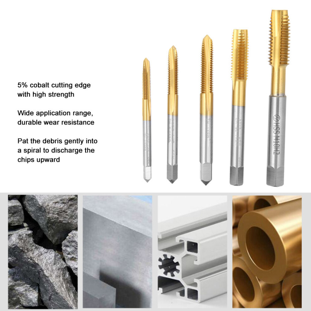 High Performance M4-M10 Cobalt Thread Screw Taps For Metal Work 4341340925254