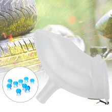 Transparent PP Paintball Hopper 200 Balls with Quick Cover 23x16x9cm
