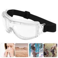 Kinderschutzbrille gegen Beschlagen, transparente Schutzbrille – Schwarz, Weiß, Blau, Rosa