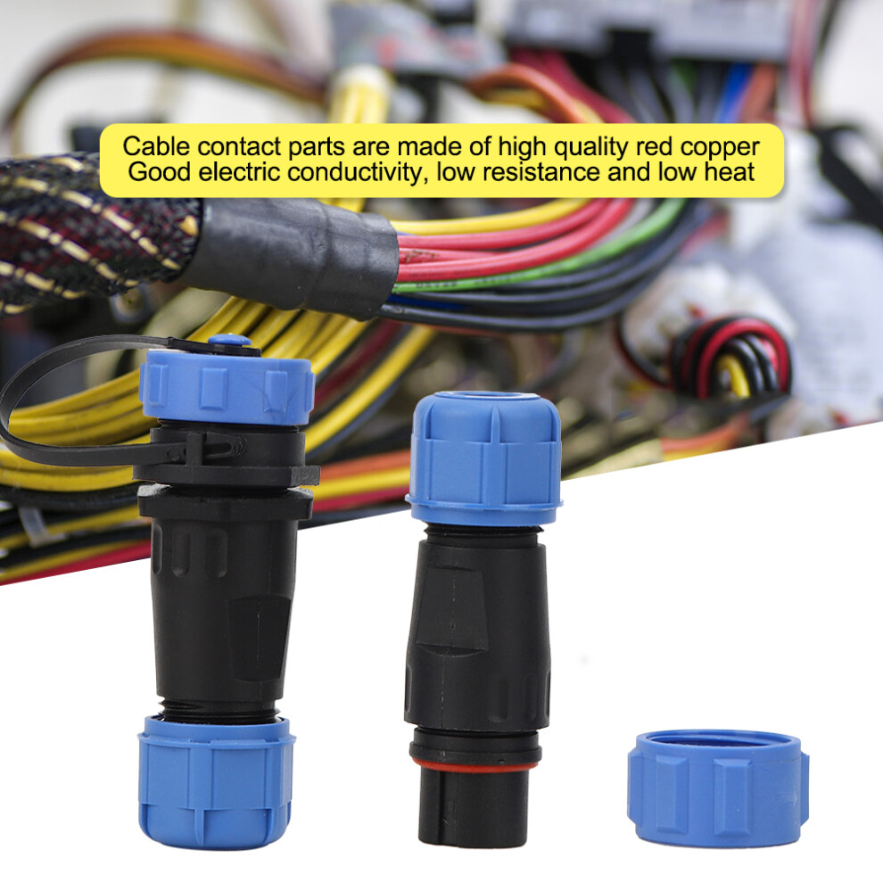 Waterproof Sp13 4 Core Circular Wire Connector For Aviation Male Female Plug 4661340927141