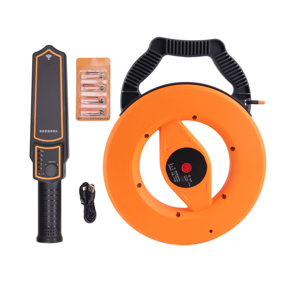 Pipe Blockage Detector 20m Range Waterproof Probe