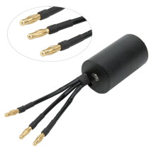 Waterproof 3660 2600KV/3300KV RC Car Brushless Motor Set, Black