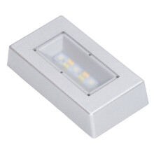 LED-Display-Basis Mehrere Modi Beleuchtung Silberrechteckige LED-Licht-Display-Basis mit USB-Kabel für Schmuck und Kristalle