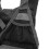Black Polyester Fishing Vest with Adjustable Straps & Multiple Pockets, Free Size 11
