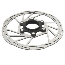 Rotor de freno de disco para bicicleta de montaña 160mm bloqueo central estructura hueca para MTB