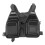 Black Polyester Fishing Vest with Adjustable Straps & Multiple Pockets, Free Size 13