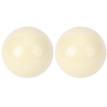 Pool- und Snooker-Billardkugeln 2er Pack Weiße Queue-Kugeln 5,72 cm für australische Spieler
