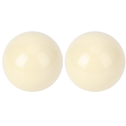 2pcs White Billiard Balls for Pool Snooker Table Training 5.72cm Cue Ball