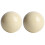 2pcs White Billiard Balls for Pool Snooker Table Training 5.72cm Cue Ball 2
