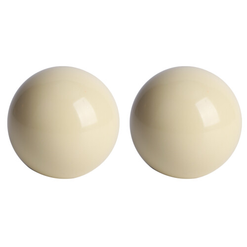 2pcs White Billiard Balls for Pool Snooker Table Training 5.72cm Cue Ball 2