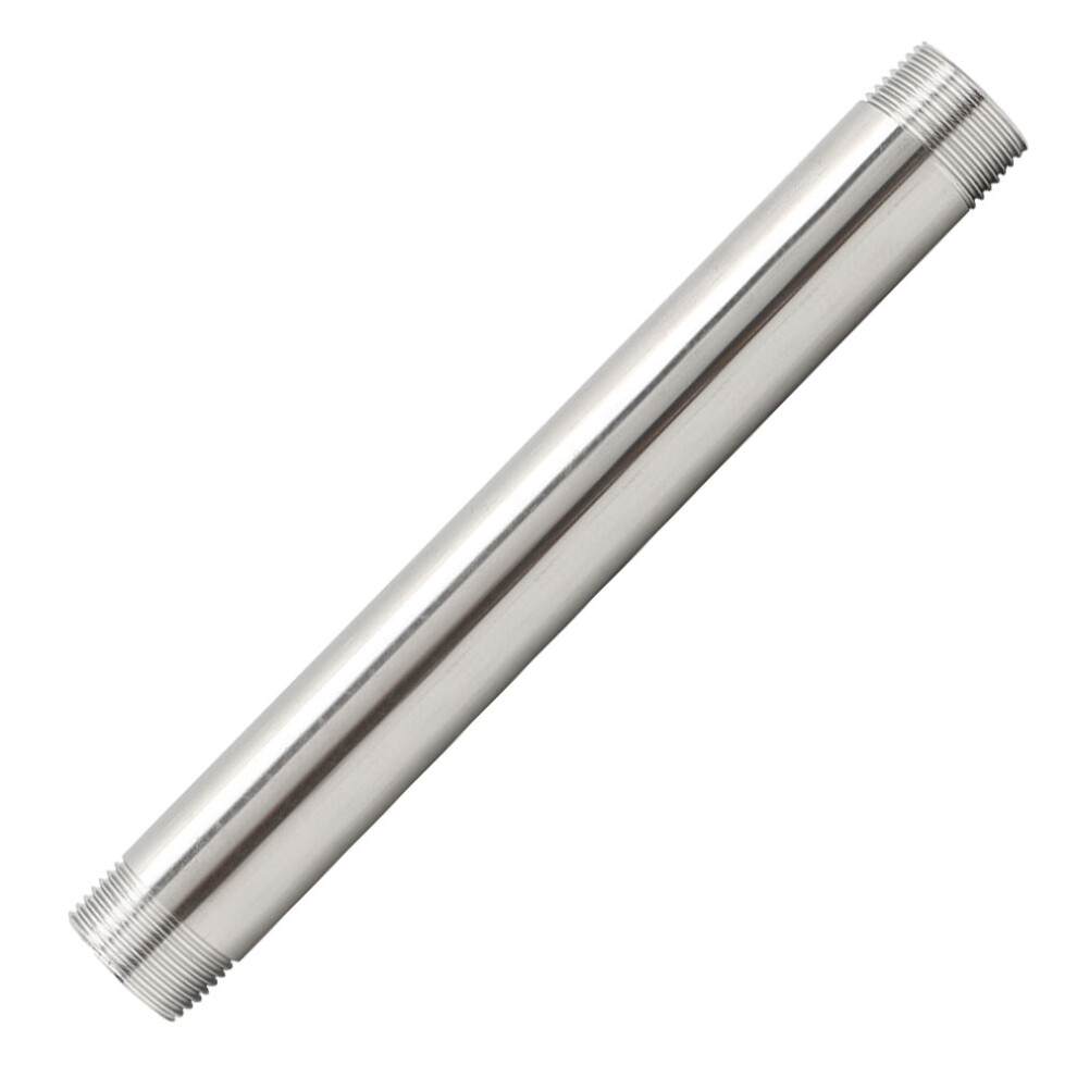 Stainless Steel G1/2 G3/4 Male Thread Pipe Nipple Adapter 20Cm 6911340931234