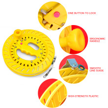 Outdoor Kite Line Winder Reel with Grip Wheel and Flying String Portable