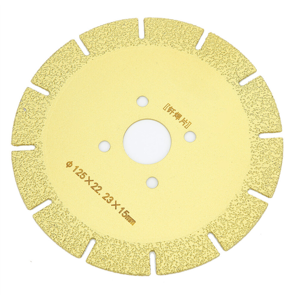 Diamond Saw Blade 125X22.23x15mm For Marble, Cast Iron & Glass 6941340932306