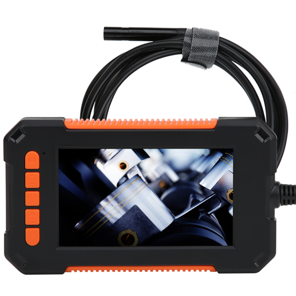 8Mm 1920X1080p Portable Handheld Endoscope 4.3In Waterproof Orange 6901340932508
