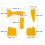 Multi-Function 9Pcs Silicone Sealant Remover Kit for Glass and Door caulking 7