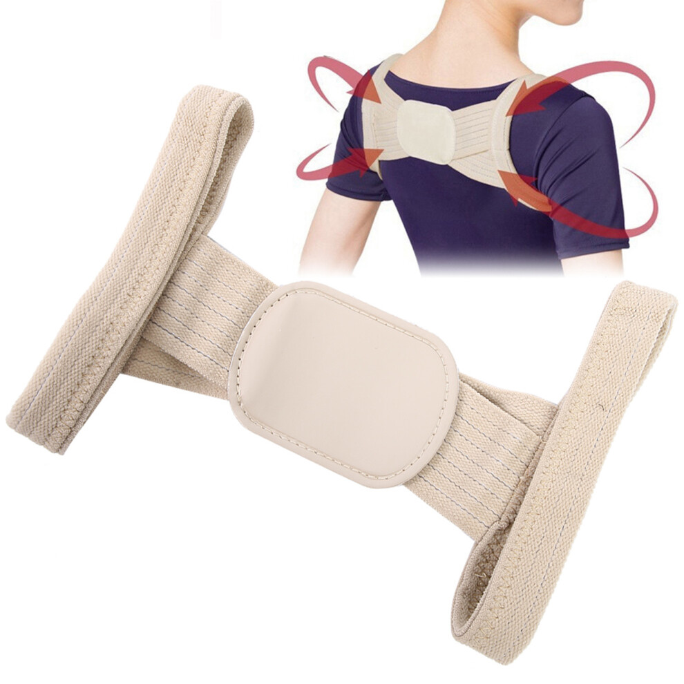 Beige Adult Children Posture Corrector Brace Xs For Back Support