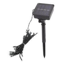Solar String Light 20 LED IP65 wasserdicht 2 Modi Automatische Außenlampe Kette für Terrasse Garten 5 m Weiß