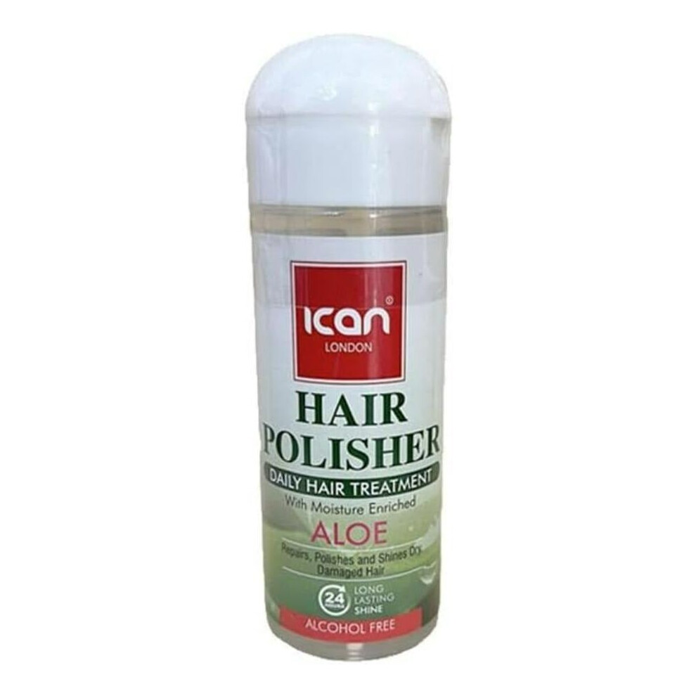 iCan London Hair Polisher Treatment Aloe Serum| Provides deep hydration and nourishment.  - 207ml