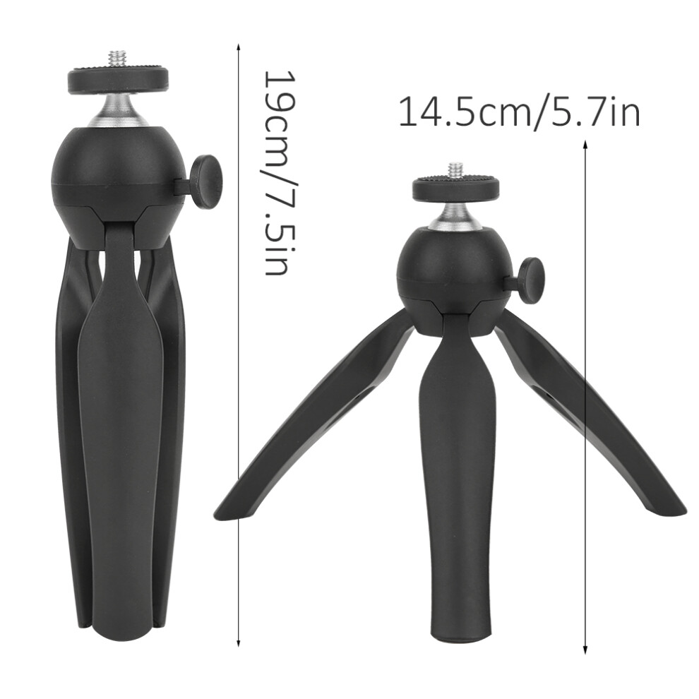 Portable Tripod Stand With 360 Ball Head 196G For Dslr Cameras Black 3421340936243