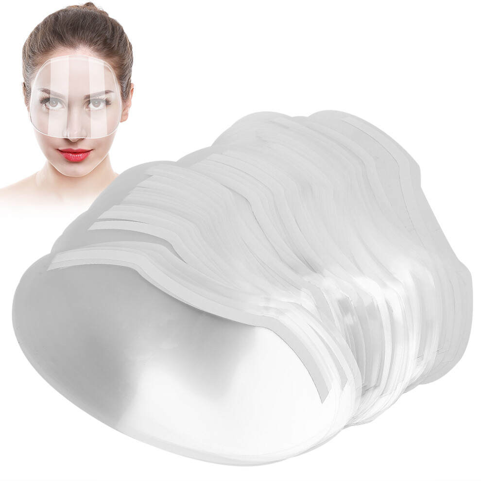 100Pcs Barber Face Shields Transparent Salon Protection For Eyes And Skin 5021340936380