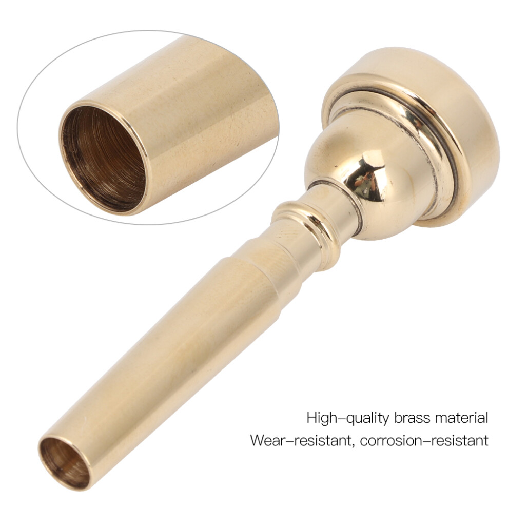 Gold Brass Trumpet Mouthpiece Durable and Stylish Professional Accessories