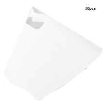 50Pcs Fine Nylon Paint Filter Paper for Wooden Furniture, White