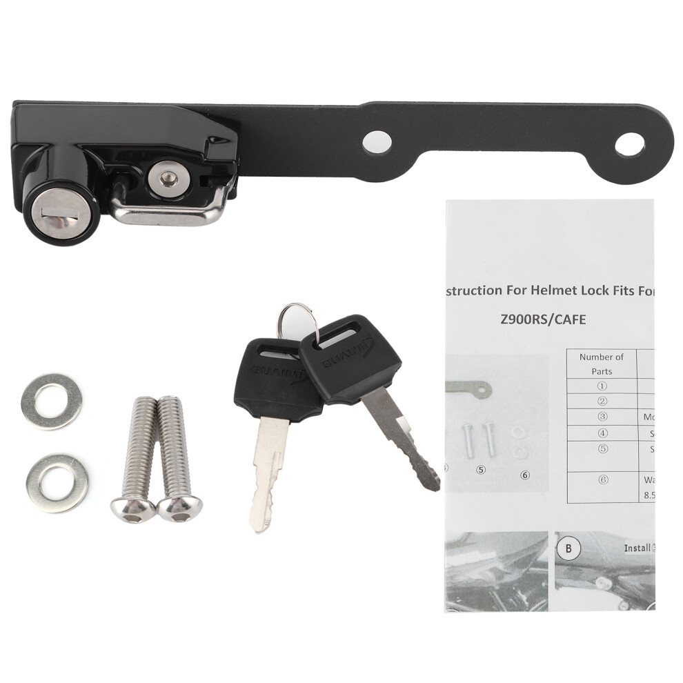 Motorcycle Helmet Lock Holder Antitheft Aluminium 9121376614828