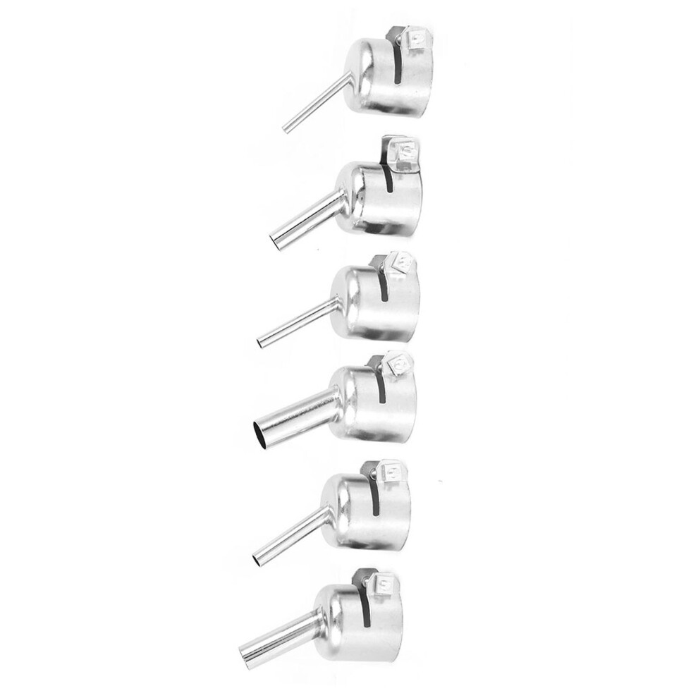 6Pcs Obliquenozzle 850 For Hot Air Gun Soldering Desoldering Station Accessories 4941340940433