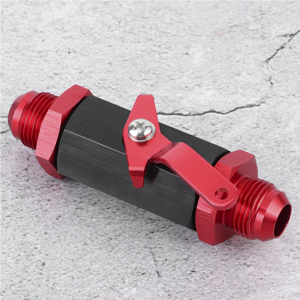 Y974 -10An Aluminum Shut Off Check Valve For An10 Fuel Pipe, Red 4681340941824