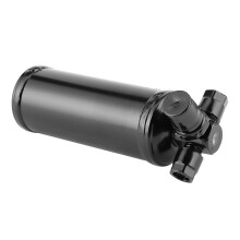 Black Metal A/C Drier for FH 12 & FH 16 Cars Upright Receiver Bottle Auto Part