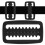 2PCS Heavy Duty ABS Lightweight Slide Buckle Strap 5