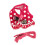Dots Design Arnés de algodón para perros Rosa XL Ajustable 1