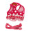 Dots Design Arnés de algodón para perros Rosa XL Ajustable 11