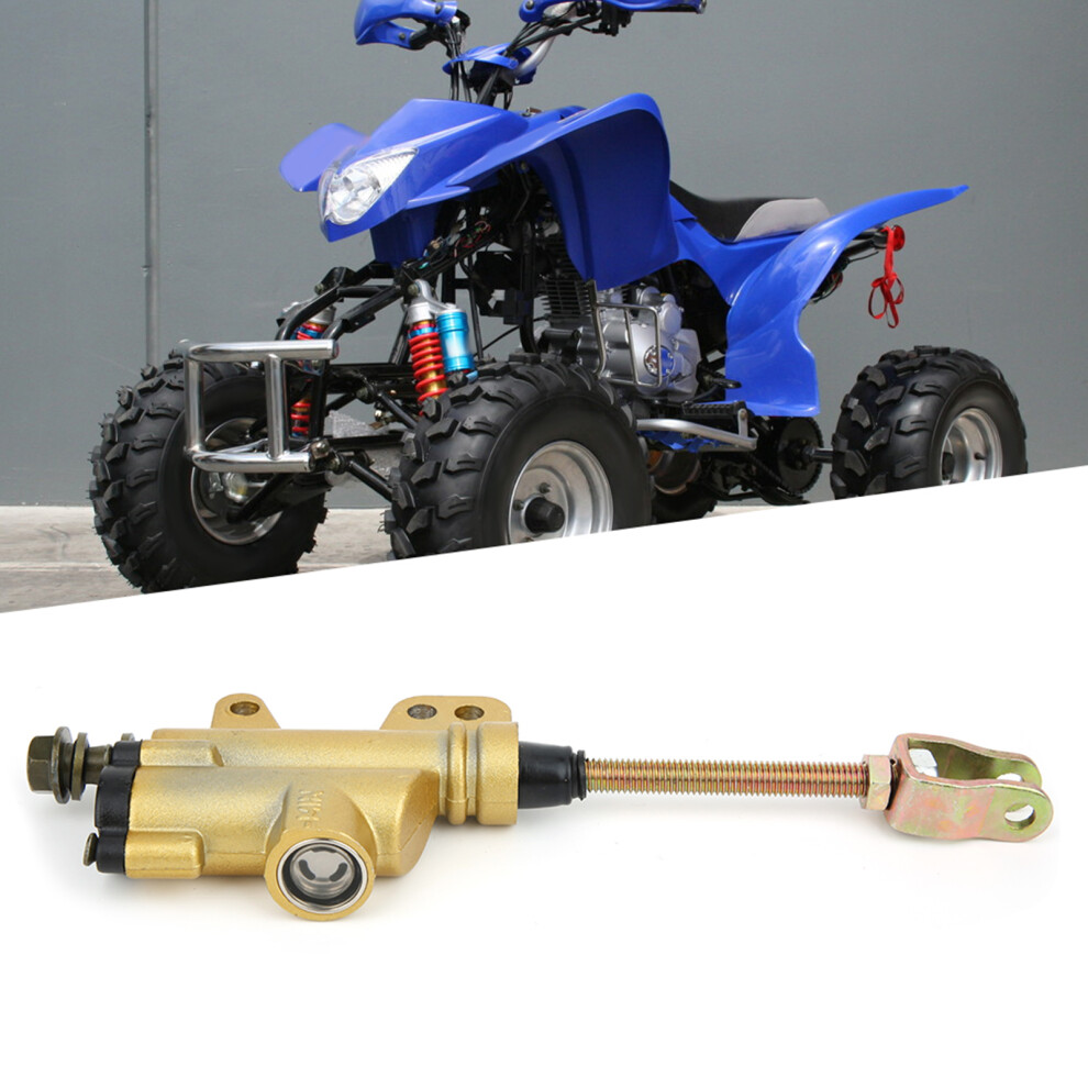 10Mm/0.4In Rear Hydraulic Brake Master Cylinder For Pit Pro Dirt Quad Atv 6941340944804