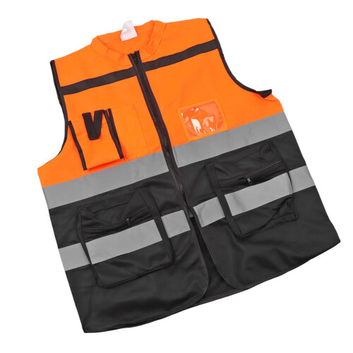 Reflective Vest with Zipper High Visibility Safety 1