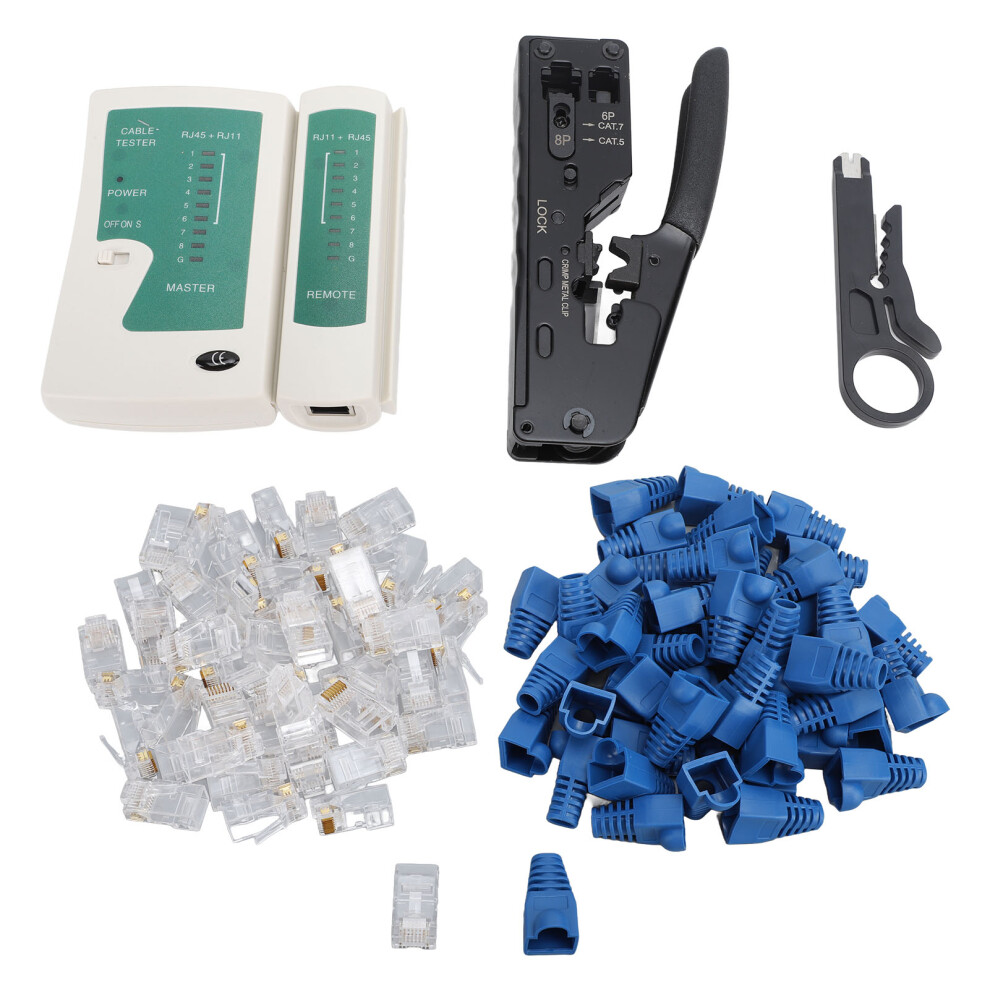 RJ45 Crimping Tool Pass Through Ethernet Crimper