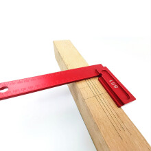 200 mm Aluminium 90 Holzarbeit Rechtwinklige Lineal, Rot