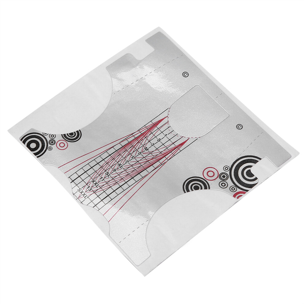 Acrylic Nail Form Set: 500pcs Self-Adhesive Stickers for Extensions