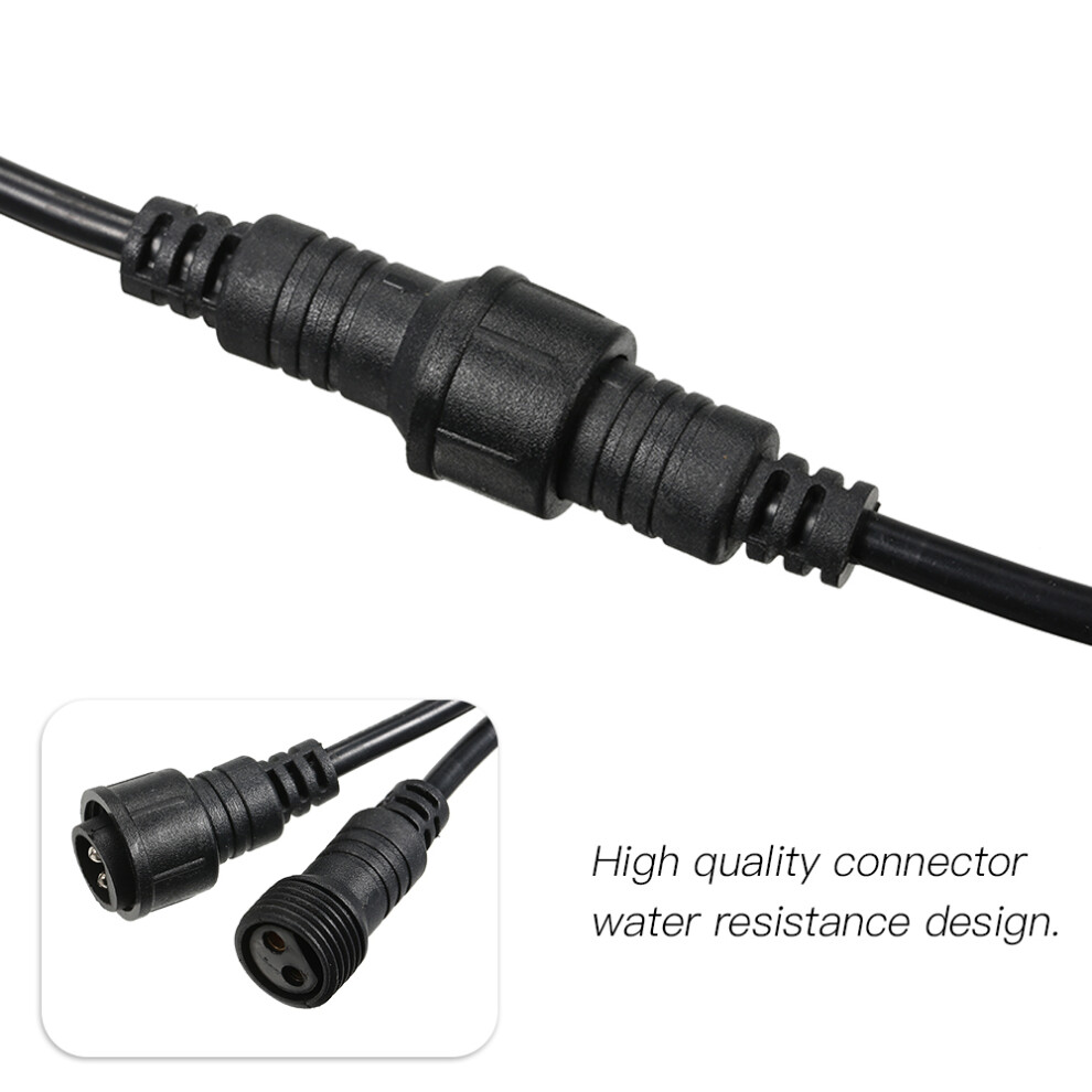 Durable 9.8Ft Extension Cord Ip65 Pvc Flame Retardant For String Lights 4631340947234
