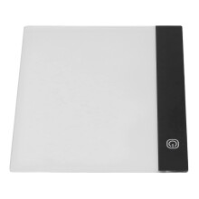 LED Light Box Tracer Pad, Ultra Thin 5V USB Artcraft Light Pad for Drawing, Sketching, Painting, 6 Brightness Levels
