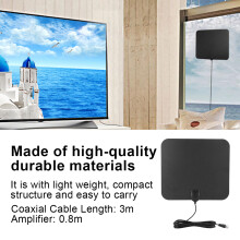 TY28D Indoor Digital HDTV Antenna 1080P 80-Mile Range with Amplifier