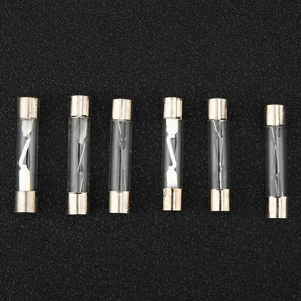 120Pcs Assorted Glass Tube Fuses Fast Blow 5A-30A Industrial Kit 9331340949287